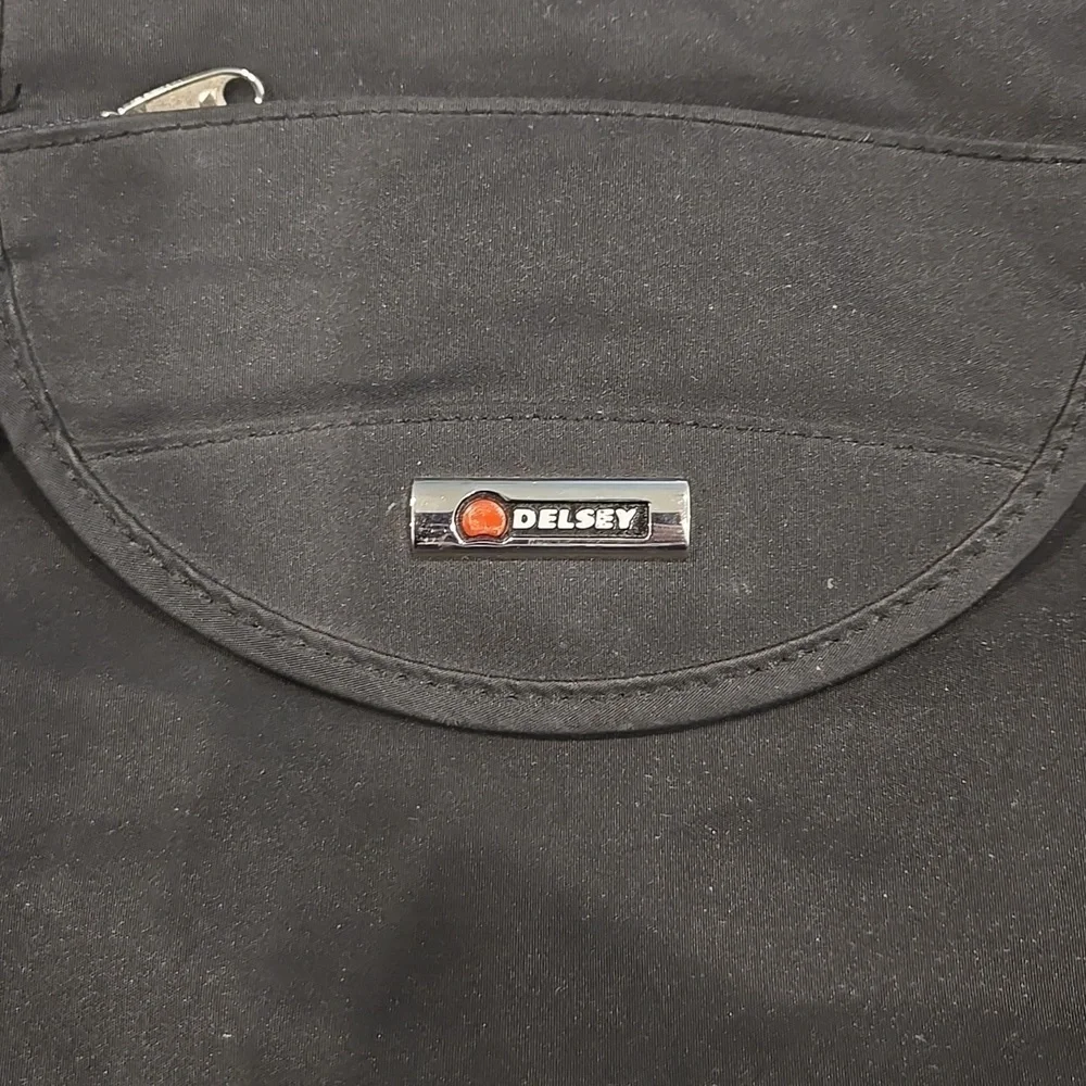 DELSEY ON THE GO SHOULDER BAG. FOLDABLE. BLACK.